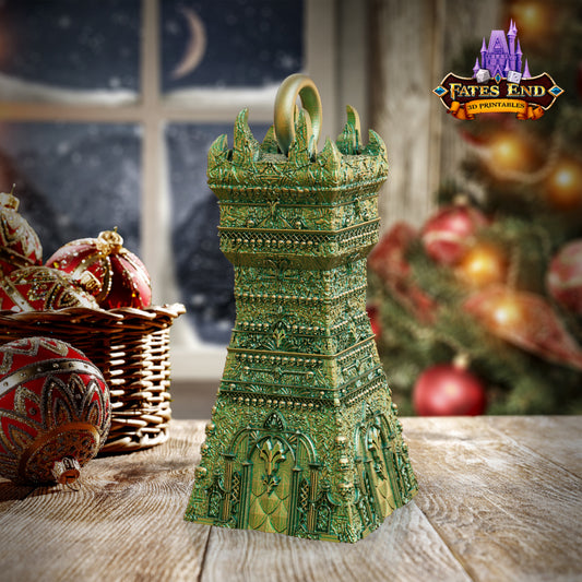 Necromancer Tower Holiday Ornament