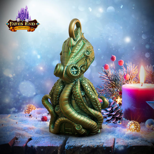 Octopunk Holiday Ornament