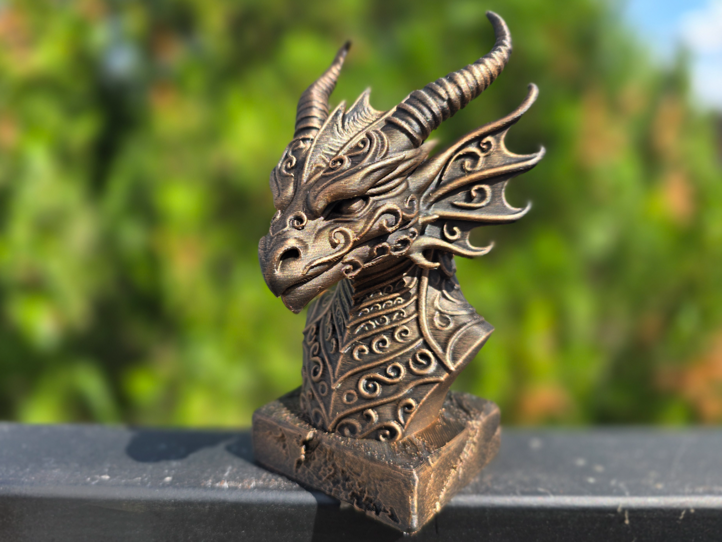 Ornamental Dragon Bust