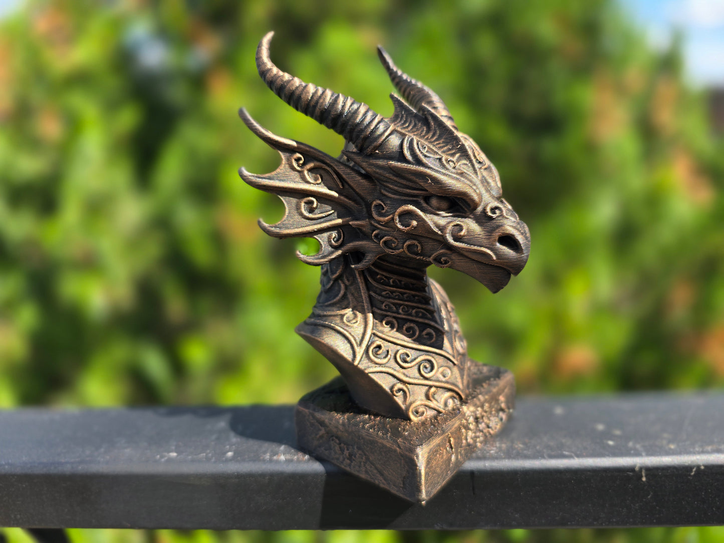 Ornamental Dragon Bust