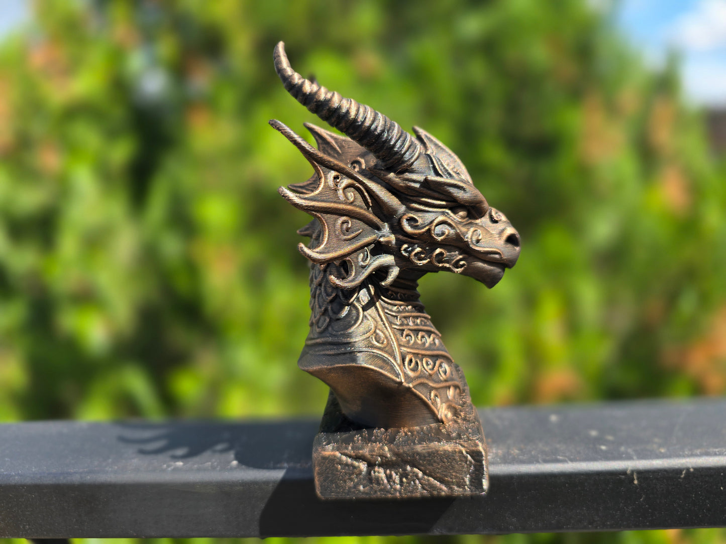 Ornamental Dragon Bust