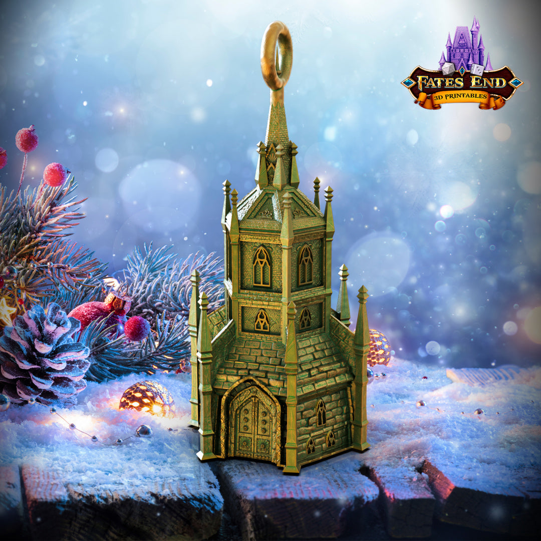 Paladin Tower Holiday Ornament