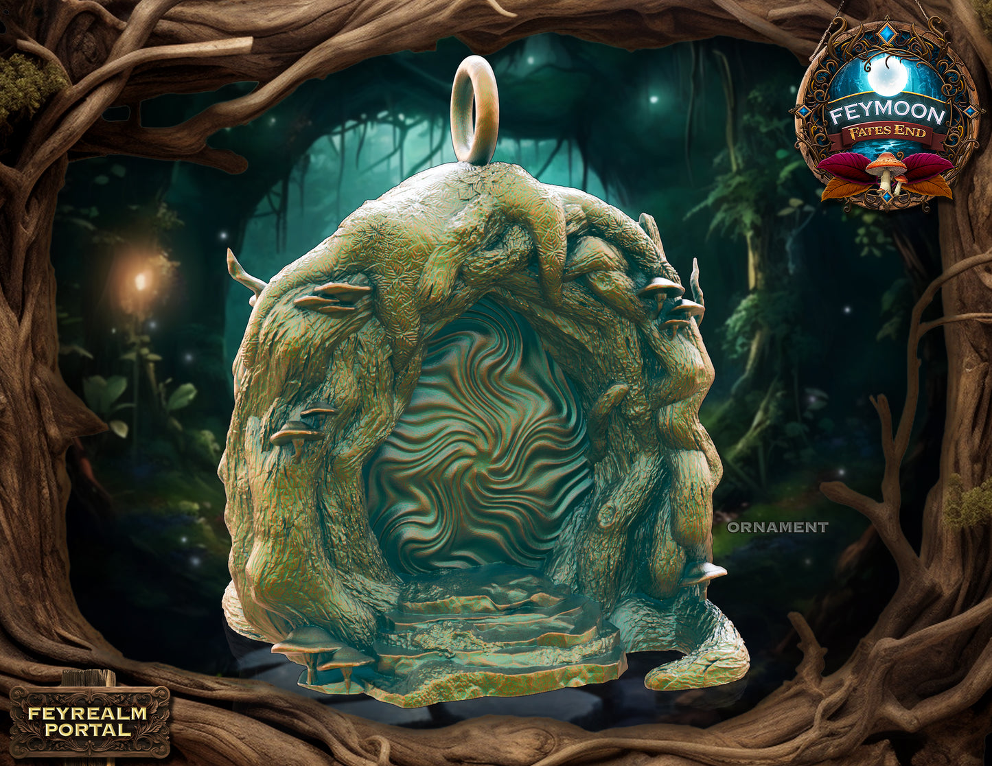 Feyrealm Portal Holiday Ornament