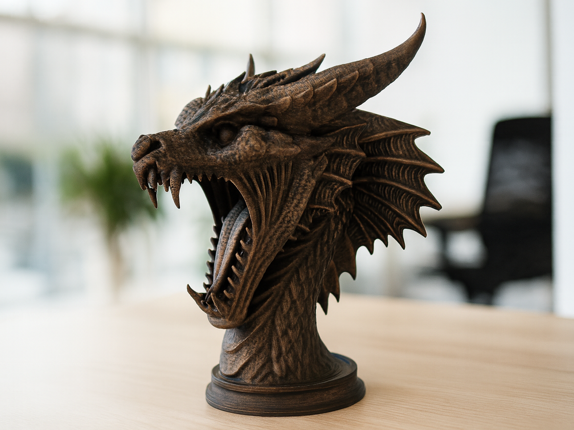 Roaring Dragon Bust