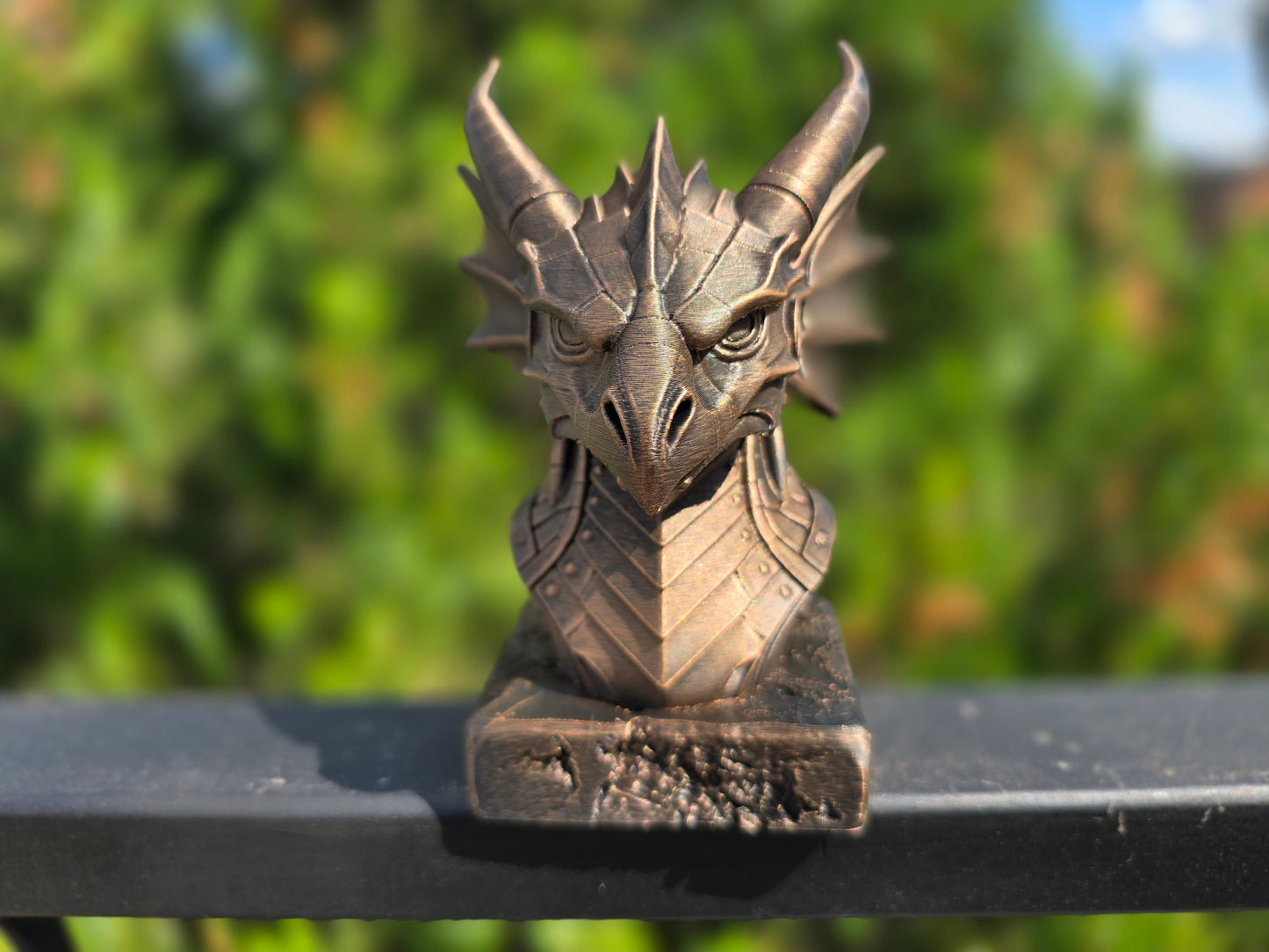 Steampunk Dragon Bust