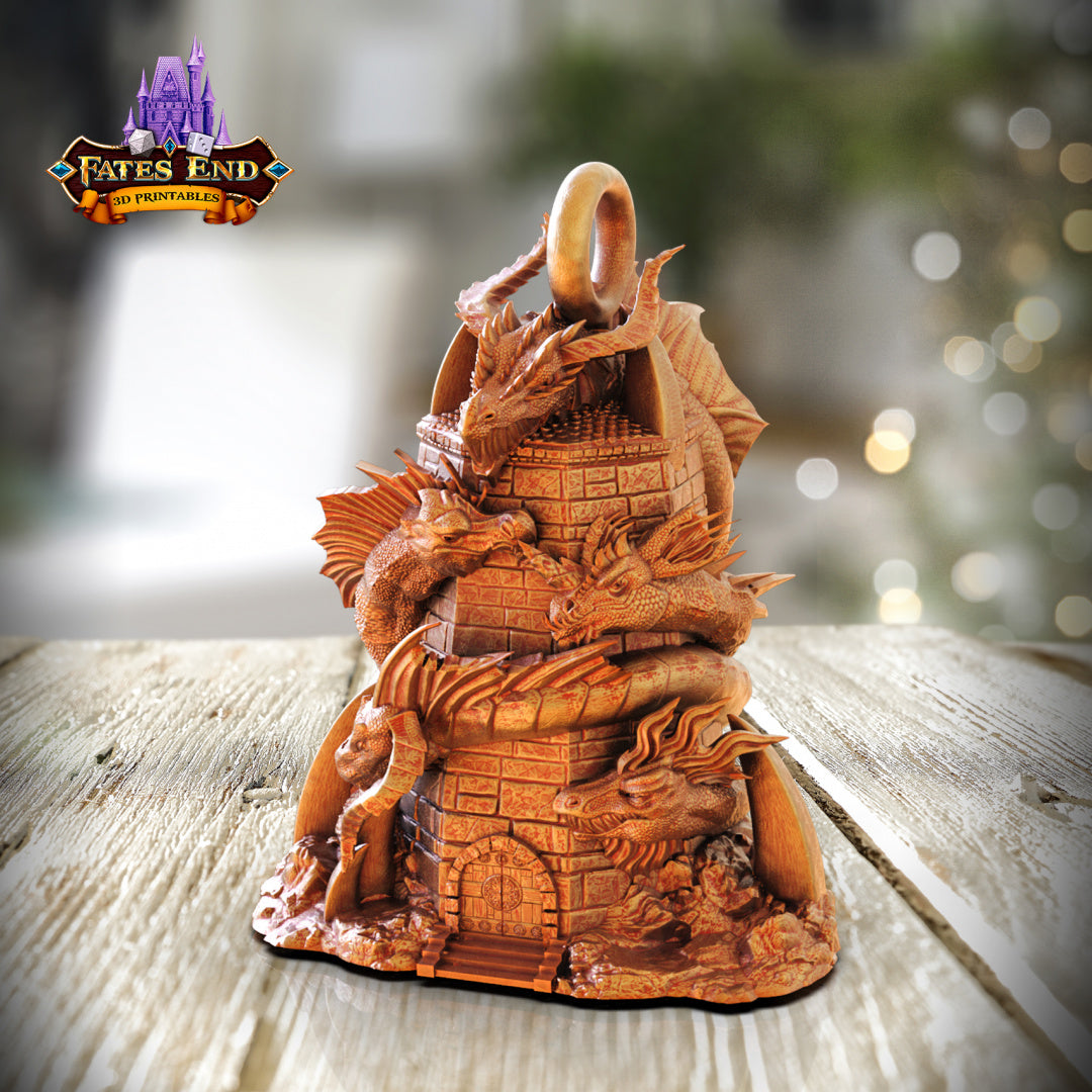 Tiamat Tower Holiday Ornament