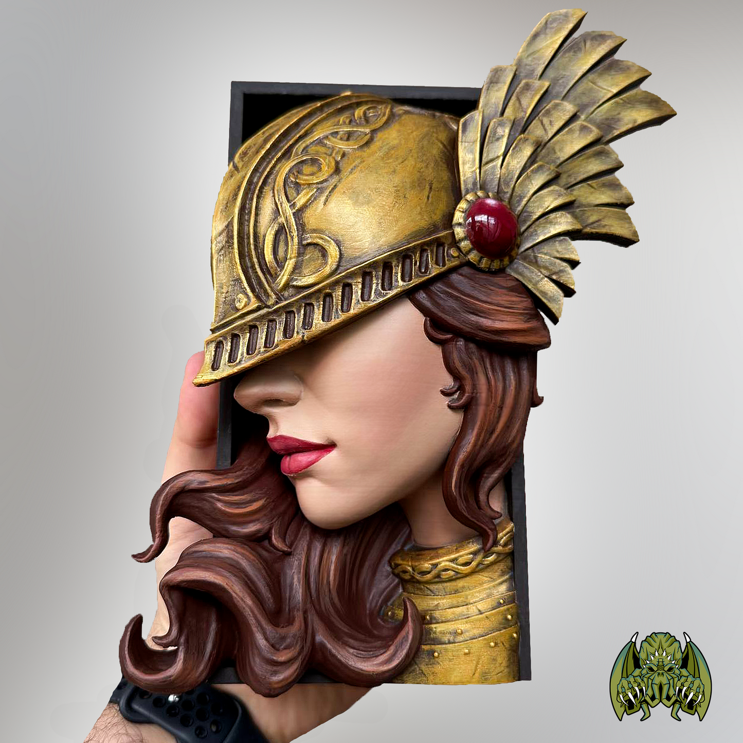 Brunilde Warrior Valkyrie Book Nook