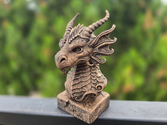 Water Dragon Bust