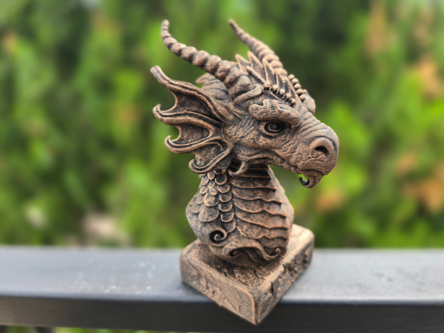 Water Dragon Bust
