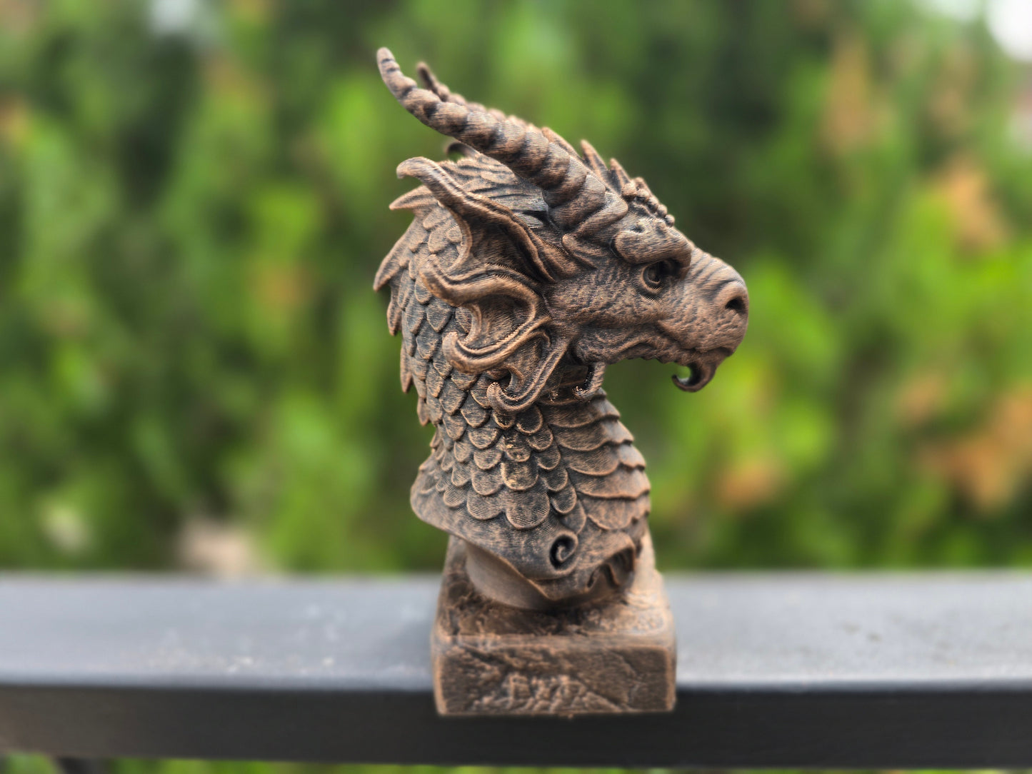 Water Dragon Bust